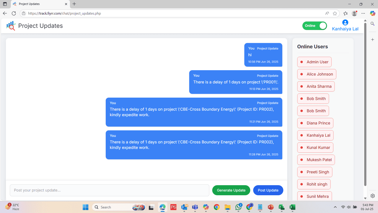 Fiyrr Project Updates Feature Image