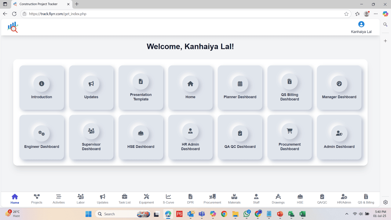 Fiyrr Projects Dashboard Feature Image